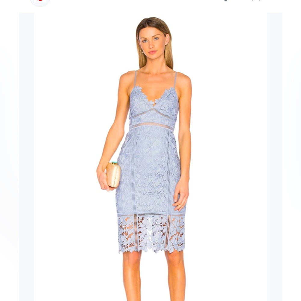 Bardot Botanical Lace Midi Dress